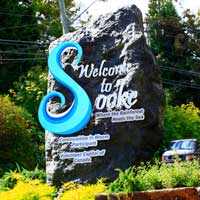 Sooke Welcome to Sooke Sign
